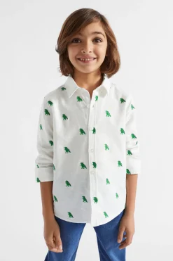 Boy Seed Heritage T-Shirts & Tops-Dino Shirt