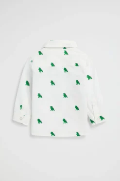 Baby Boy Seed Heritage T-Shirts & Tops-Dino Shirt