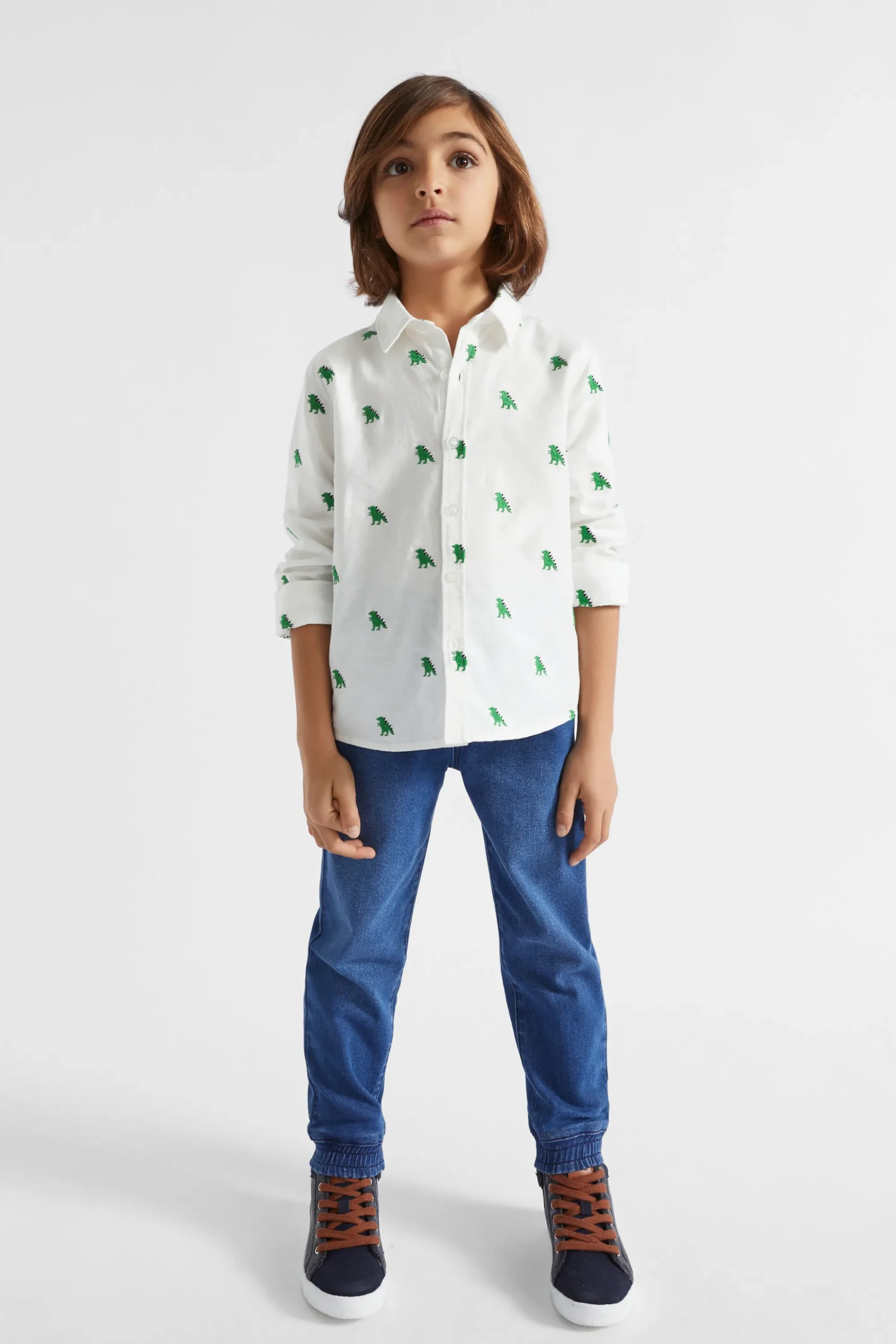 Boy Seed Heritage T-Shirts & Tops-Dino Shirt