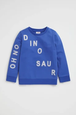 Boy Seed Heritage Knitwear & Sweaters-Dino Slogan Sweat