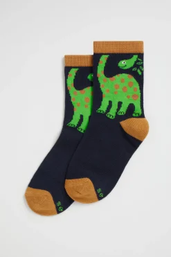 Boy Seed Heritage Socks-Dino Sock