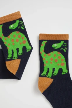 Boy Seed Heritage Socks-Dino Sock