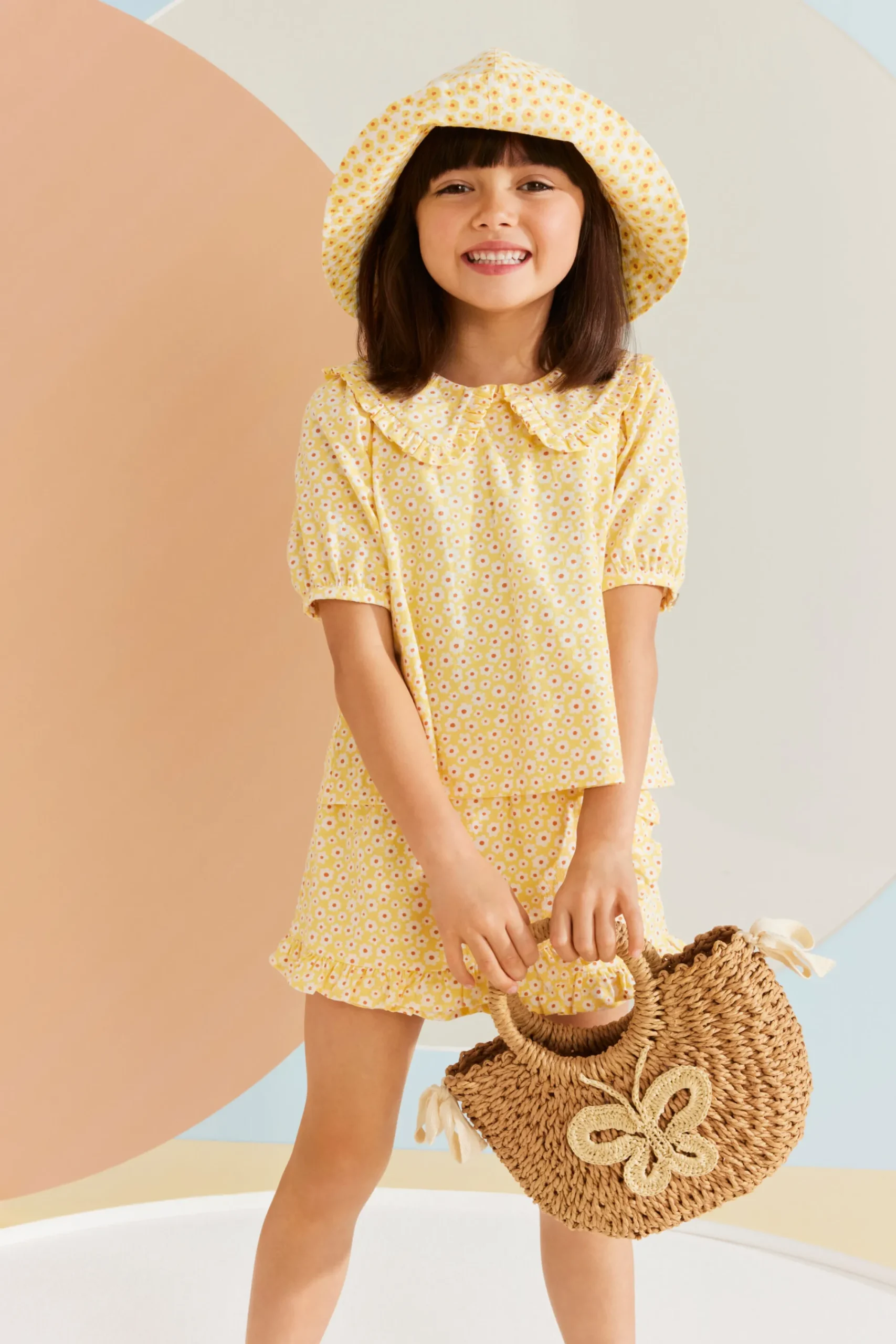 Girl Seed Heritage T-Shirts & Tops-Ditsy Top