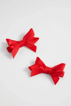 Girl Seed Heritage Hair Accessories-Double Bow Clips