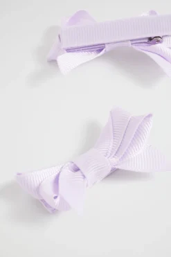 Girl Seed Heritage Hair Accessories-Double Bow Clips