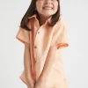 Girl Seed Heritage Shorts-Easy Linen Short