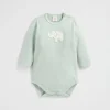 Newborn Seed Heritage Bodysuits & Onesies-Elephant Bodysuit