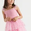 Girl Seed Heritage Dresses-Embroidered Dress