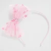 Girl Seed Heritage Hair Accessories-Embroidery Star Bow Headband