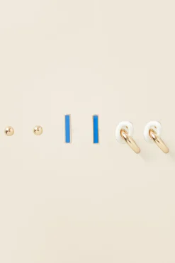 Woman Seed Heritage Jewellery-Enamel Stud Pack