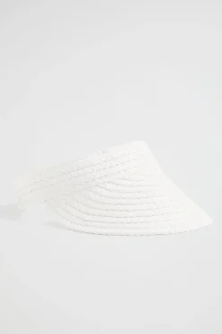 Woman Seed Heritage Hats & Gloves-Essential Straw Visor