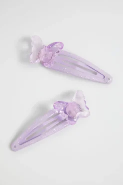 Girl Seed Heritage Hair Accessories-Facet Butterfly Snaps