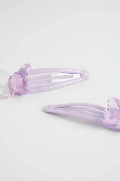 Girl Seed Heritage Hair Accessories-Facet Butterfly Snaps