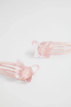 Girl Seed Heritage Hair Accessories-Facet Butterfly Snaps
