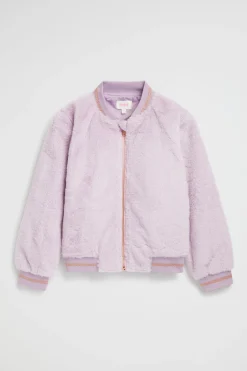 Girl Seed Heritage Jackets & Vests-Faux Fur Bomber