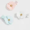 Girl Seed Heritage Hair Accessories-Felt Flower Duck Clip Trio