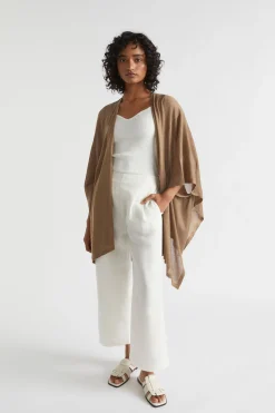 Woman Seed Heritage Scarves & Kaftans-Fine Knit Poncho