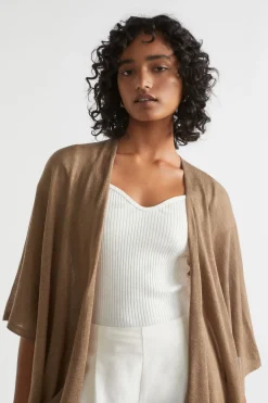 Woman Seed Heritage Scarves & Kaftans-Fine Knit Poncho