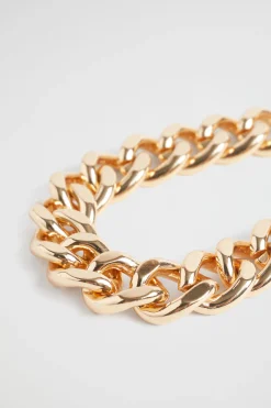 Woman Seed Heritage Jewellery-Flat Curb Chain Bracelet