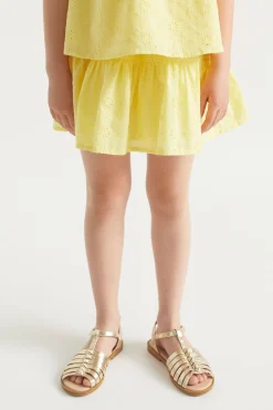 Girl Seed Heritage Skirts-Floral Openwork Skirt