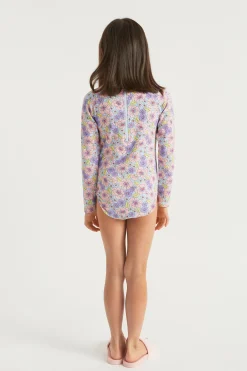 Girl Seed Heritage Swimwear-Floral Rashsuit