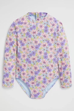 Girl Seed Heritage Swimwear-Floral Rashsuit