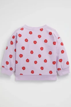 Baby Girl Seed Heritage Knitwear & Sweaters-Floral Yardage Sweat