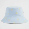 Girl Seed Heritage Hats & Beanies & Caps-Flower Embroidered Bucket Hat