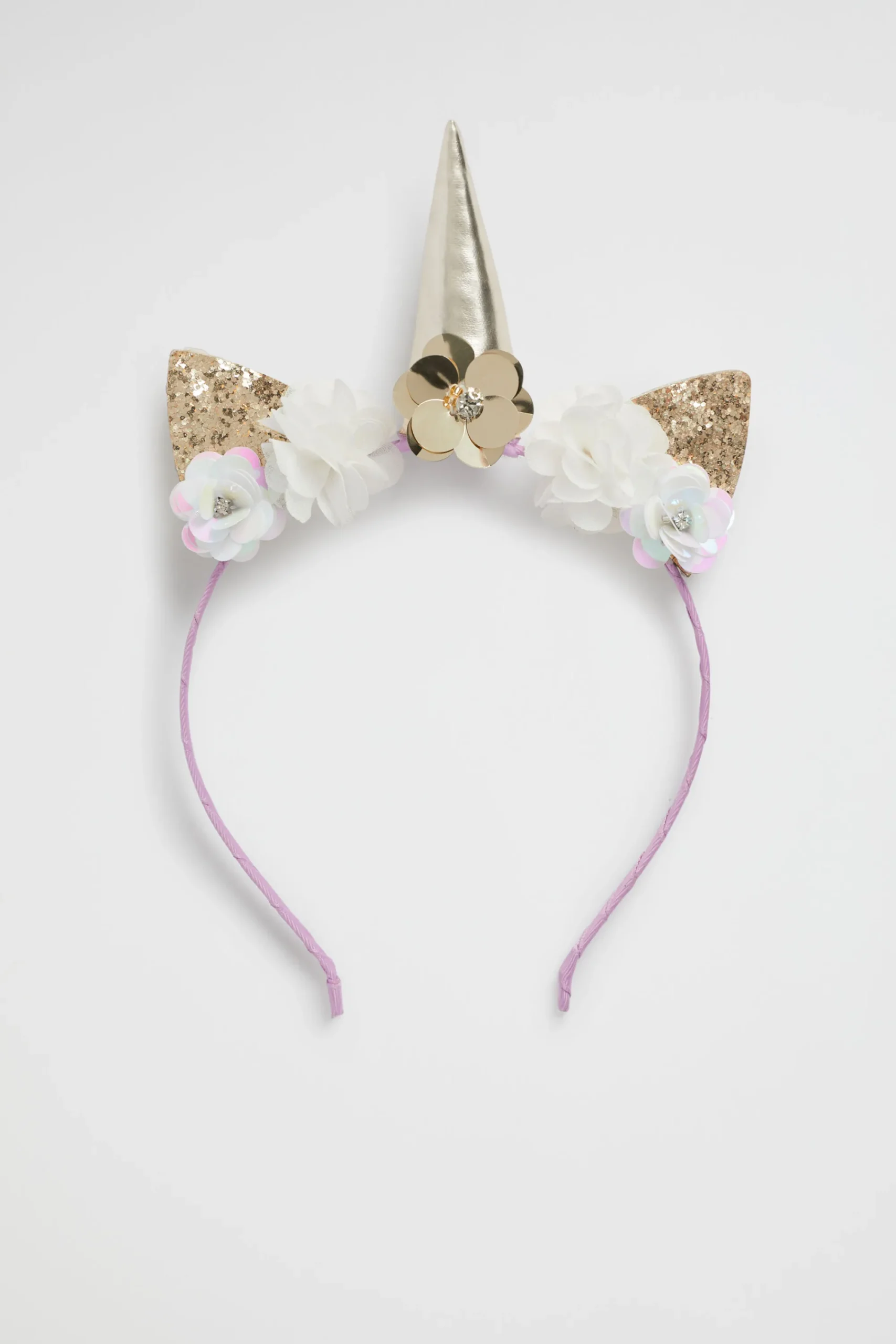 Girl Seed Heritage Hair Accessories-Flower Unicorn Headband