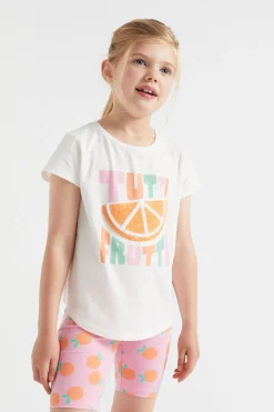 Girl Seed Heritage T-Shirts & Tops-Frutti Motif Tee