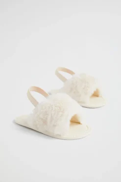 Baby Girl Seed Heritage Slippers-Fur Mini Slide