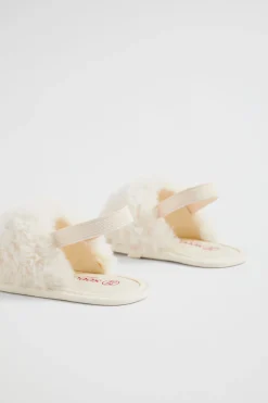 Baby Girl Seed Heritage Slippers-Fur Mini Slide