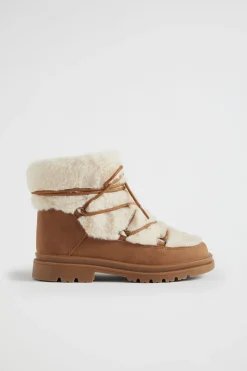 Girl Seed Heritage Boots-Fur Trapper Boot