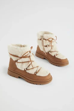 Girl Seed Heritage Boots-Fur Trapper Boot