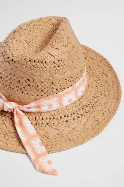 Teen Girl Seed Heritage Hats, Beanies & Caps-Geo Trim Panama