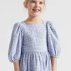 Girl Seed Heritage Dresses-Gingham Dress