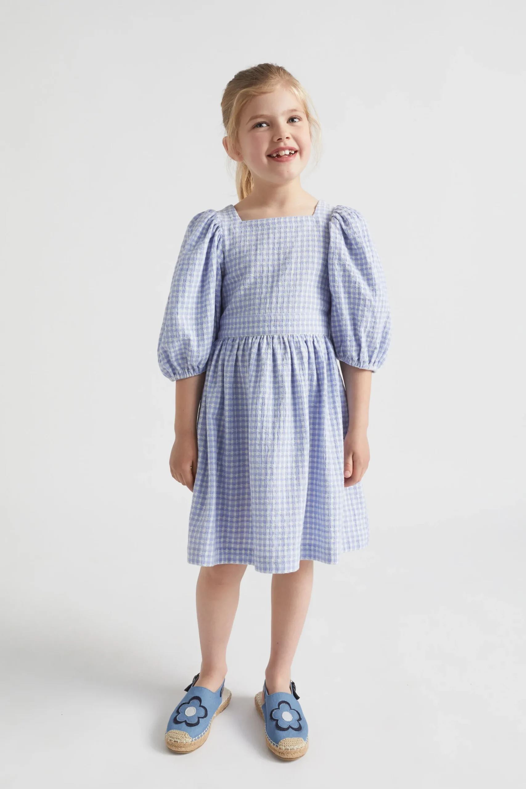 Girl Seed Heritage Dresses-Gingham Dress