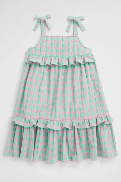 Girl Seed Heritage Dresses-Gingham Dress