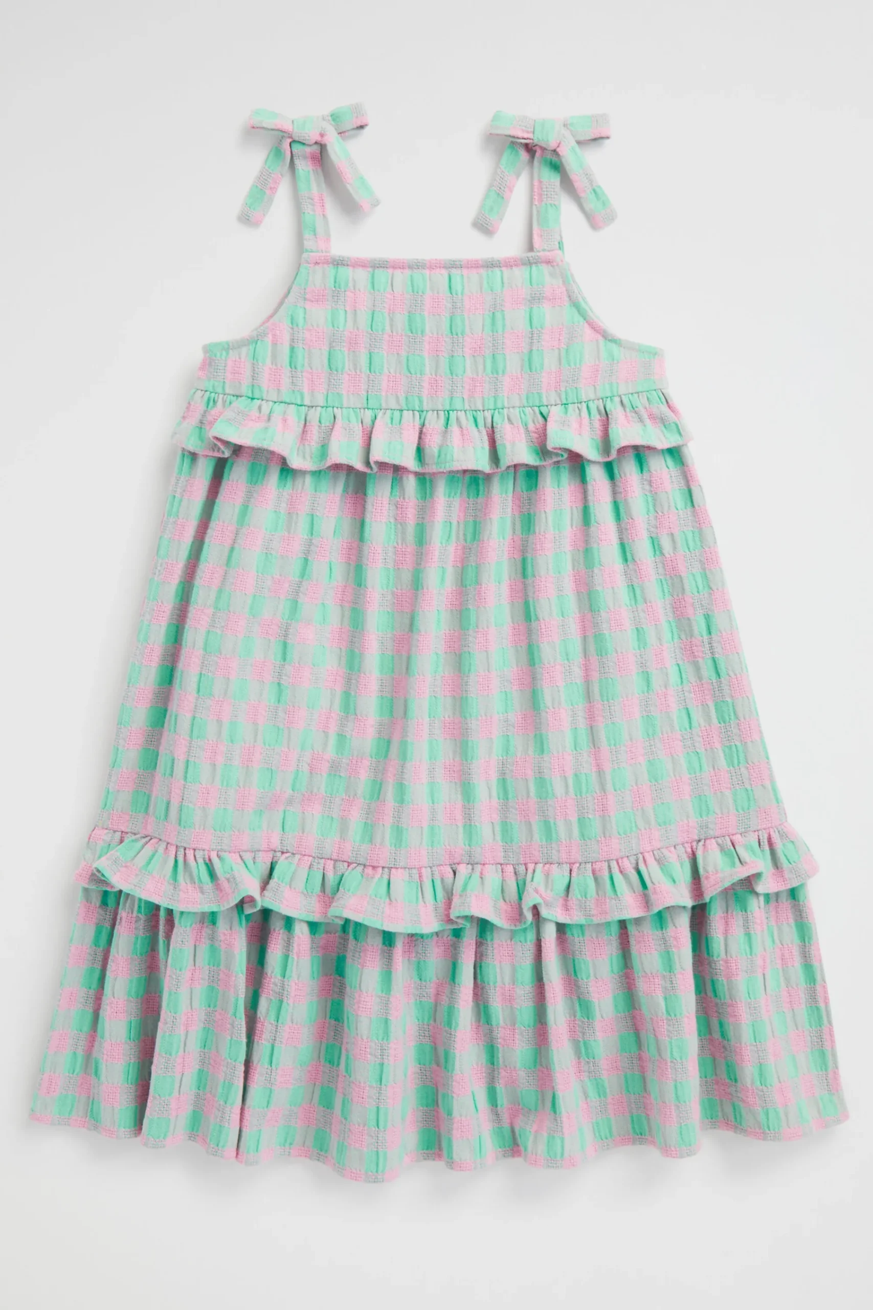 Girl Seed Heritage Dresses-Gingham Dress
