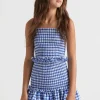 Teen Girl Seed Heritage Dresses-Gingham Frill Dress