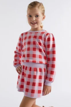 Girl Seed Heritage Knitwear & Sweaters-Gingham Knit