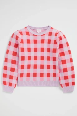 Girl Seed Heritage Knitwear & Sweaters-Gingham Knit