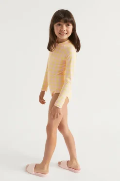 Girl Seed Heritage Swimwear-Gingham Rashsuit