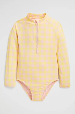Girl Seed Heritage Swimwear-Gingham Rashsuit