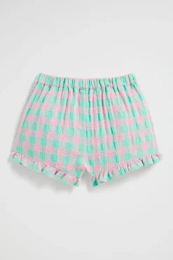 Baby Girl Seed Heritage Pants-Gingham Shorts