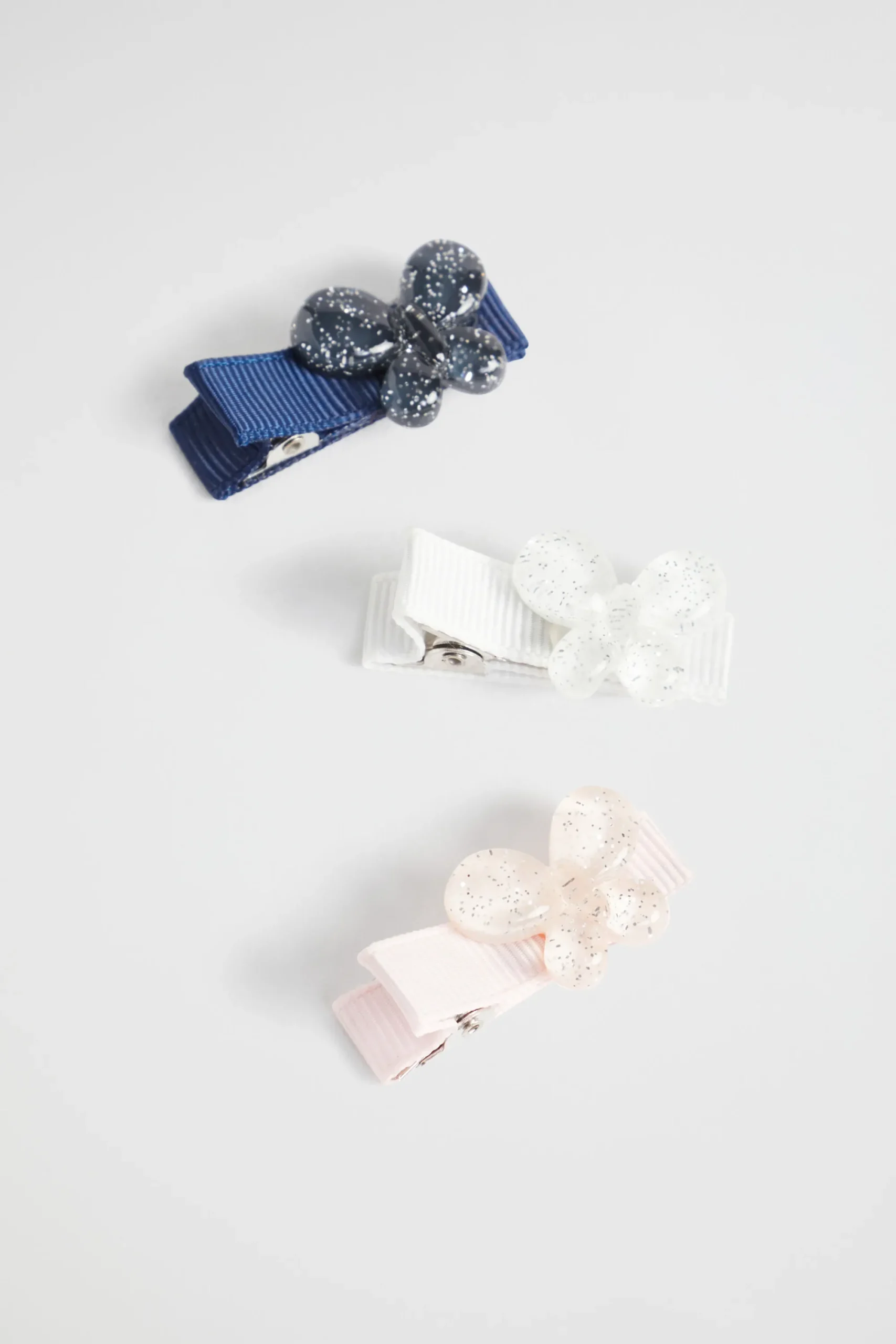 Girl Seed Heritage Hair Accessories-Glitter Butterfly Duck Clip Pack