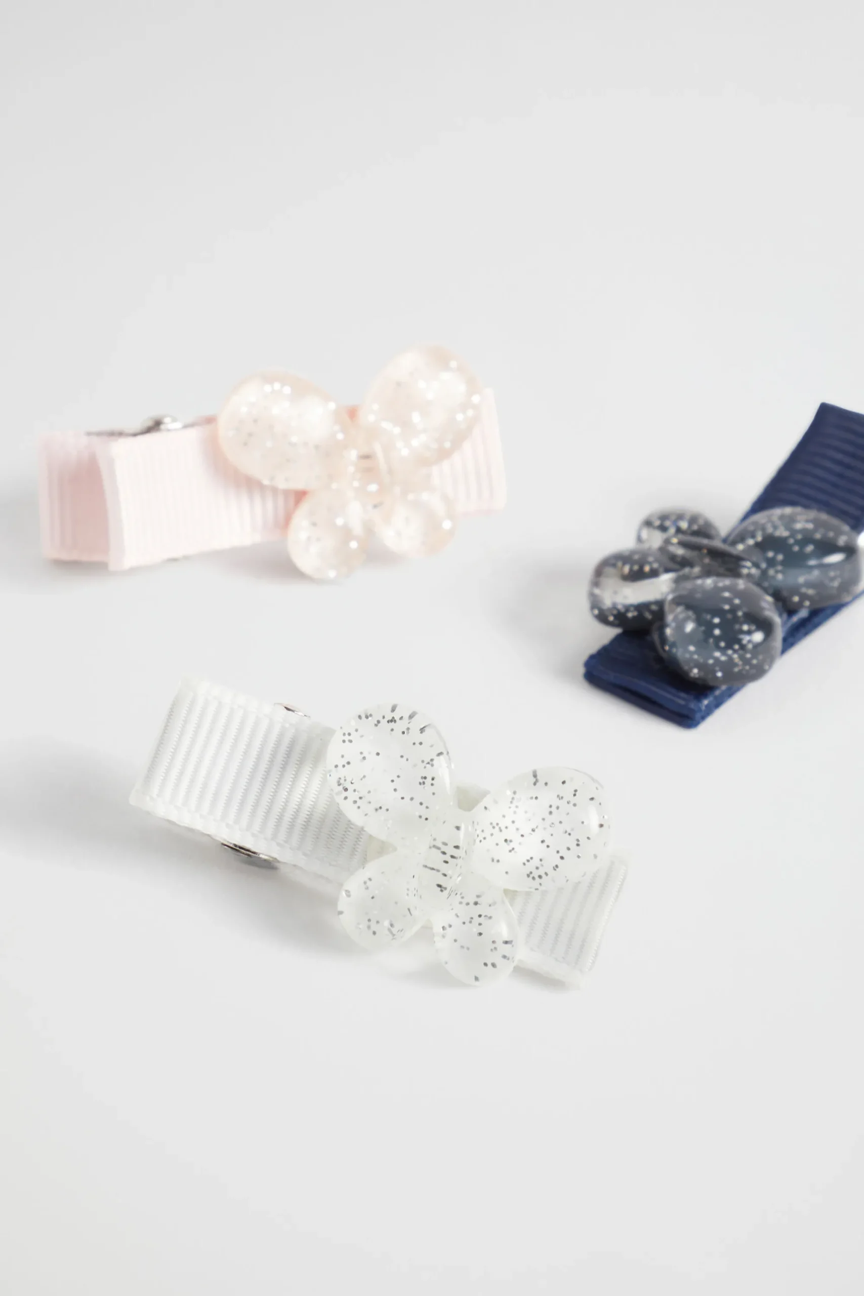 Girl Seed Heritage Hair Accessories-Glitter Butterfly Duck Clip Pack
