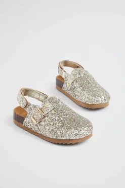 Girl Seed Heritage Sandals & Slides-Glitter Clog