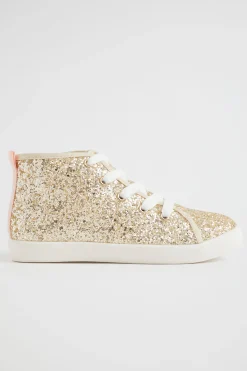 Girl Seed Heritage Boots-Glitter Hightop