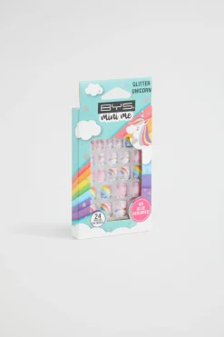 Girl Seed Heritage Beauty & Lips & Nails-Glitter Unicorn Press On Nails